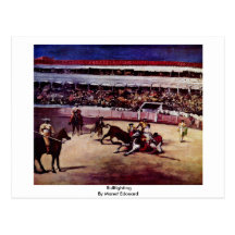 Tauromaquia de Manet Eduardo Tarjeta Postal