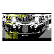 Taxi de Londres Tarjeta De Visita