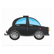 Taxi negro postales