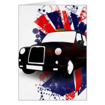 Taxi negro tarjeta