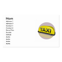 Taxi Plantillas De Tarjetas Personales