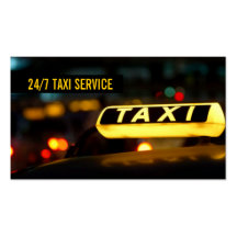Taxi, taxi, conductor, tarjeta de visita del trans