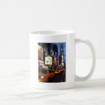 Taxis cuadrados del tiempo tazas de café