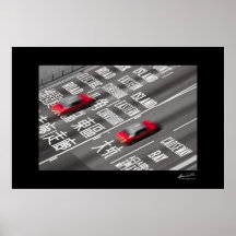Taxis de Hong Kong Posters