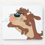 Taz que se pega hacia fuera la lengua tapetes de raton