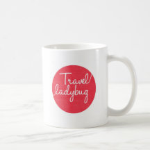 Taza 01 de la mariquita del viaje