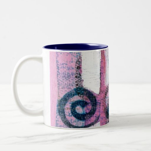 TAZA #12 - pintura espiral de la MOD del arte por 