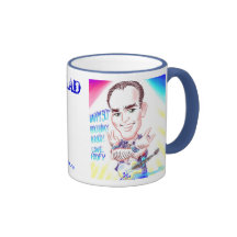 Taza 13a de la caricatura del rock-and-roll