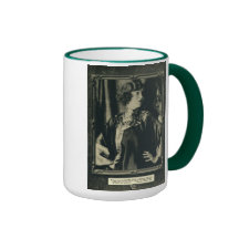 Taza 1922 del retrato del vintage de Peggy Joyce