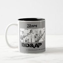 Taza 1 - BD&AP "azules y rock-and-roll "