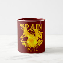 Taza 2010 de café del futbol de los partidarios de
