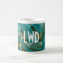 Taza a fondo moderna del monograma