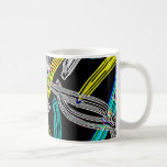 Taza abstracta de Neaon