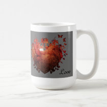 ¡Taza abstracta del amor! tazas