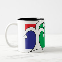 taza acogedora absurda del té (o café)