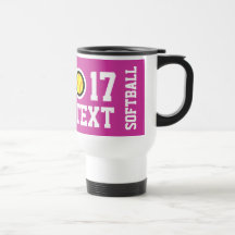 Taza adaptable para las fans del equipo del softba