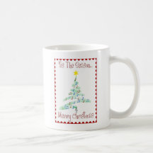 Taza adorable del navidad