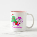 Taza afortunada del meñique buenas fiestas tazas