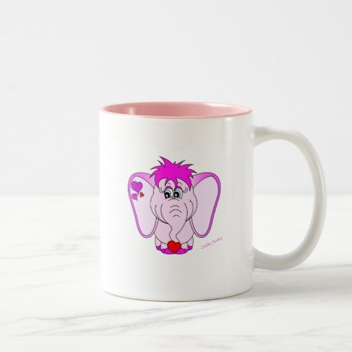 Taza afortunada linda del meñique