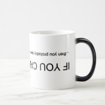 Taza al revés