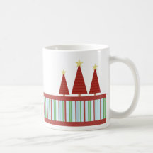 Taza alegre del navidad del día de fiesta