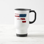 Taza americana del viaje del arma