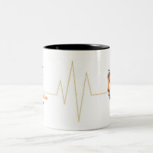 Taza anaranjada #7 del pulso