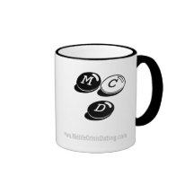 Taza anónima del logotipo de MCD