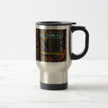 Taza atada con alambre