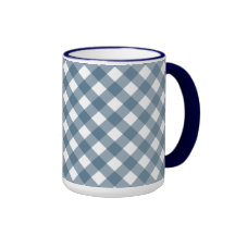 Taza azul clásica de la guinga