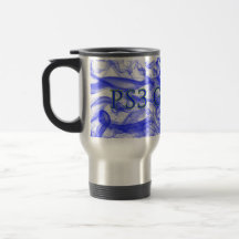 Taza azul del humo del juego PS3