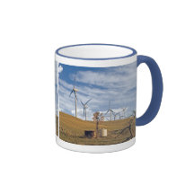 Taza azul del viento