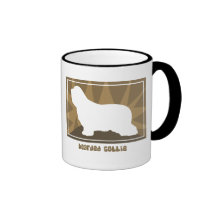 Taza barbuda terrosa del collie