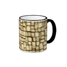 taza beige de la pared
