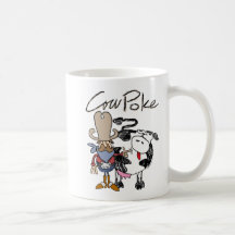 Taza blanca clásica del empuje de la vaca
