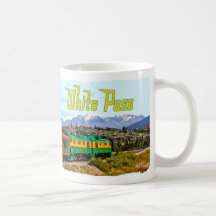 Taza blanca clásica del paso blanco