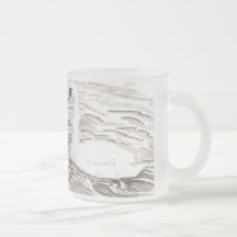 taza blanca del cisne