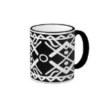 Taza blanco y negro de encargo