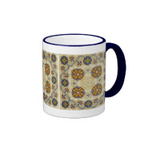 Taza bordada puntada cruzada falsa