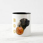 Taza Brindle del abucheo del mastín