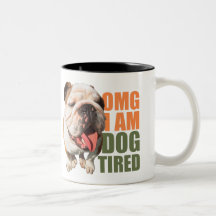 Taza cansada del perro