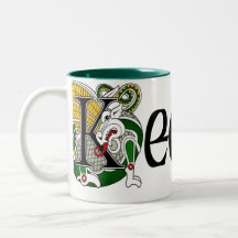 Taza céltica del dragón de Kearns