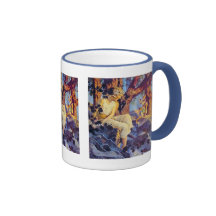 Taza:  Chica con los duendes - por Maxfield Parris