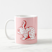 Taza china del conejo del zodiaco