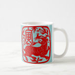 Taza china del tigre