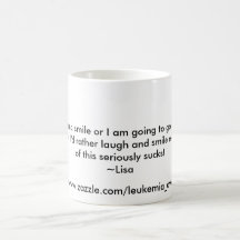 taza, cintas de la leucemia, cita