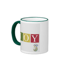Taza colgante del navidad del ornamento de la aleg