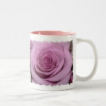 Taza color de rosa rosada