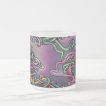 Taza colorida de la vida