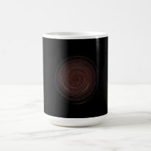 Taza con diseño del remolino de Brown